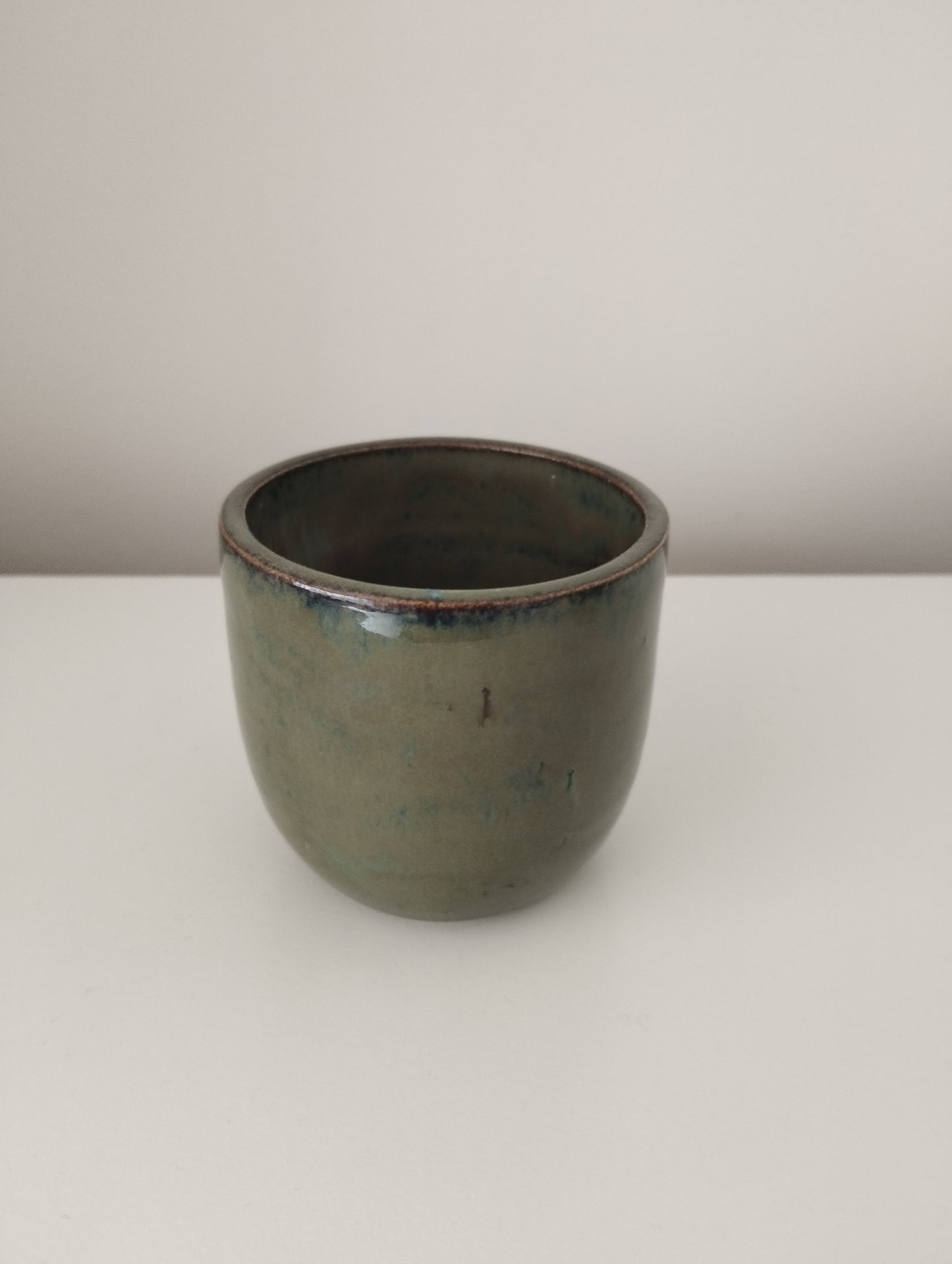 Coffee cup olive green - koffiekop olijfgroen